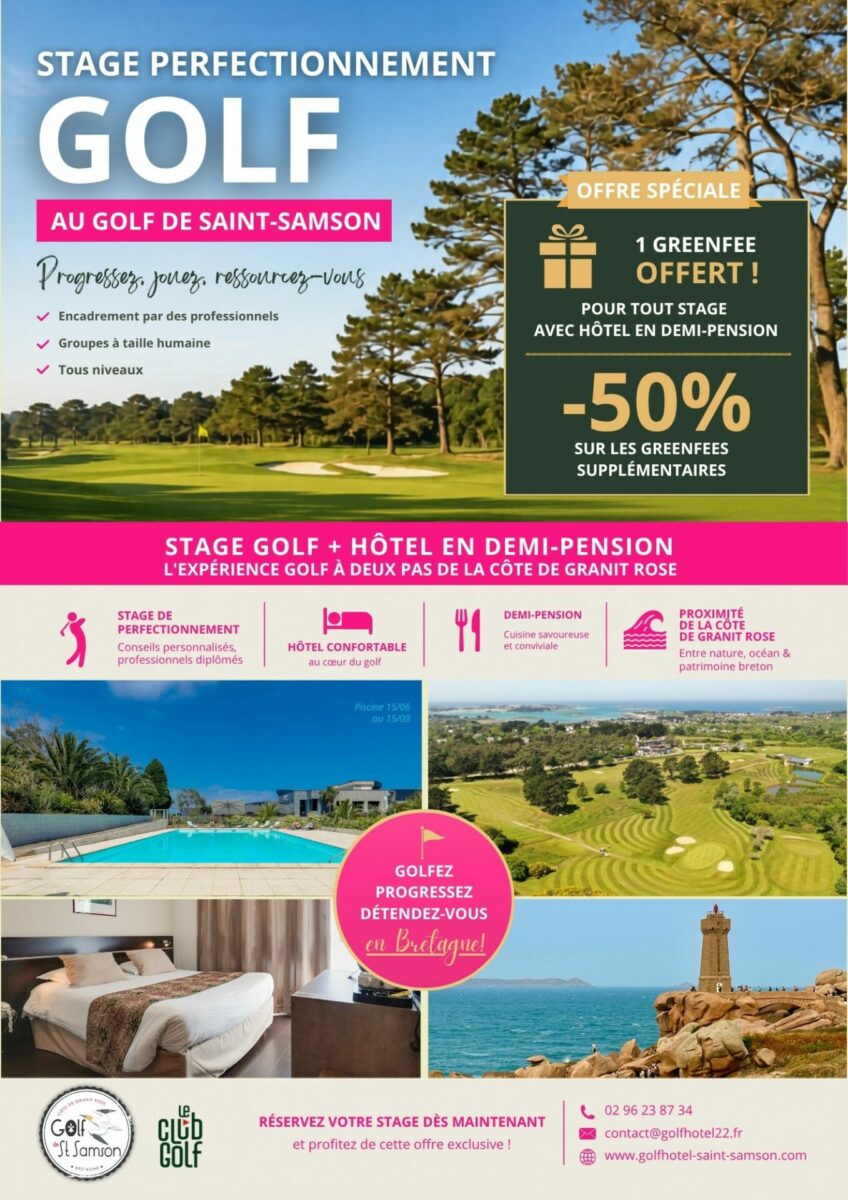 Golf De Saint Samson Golf Hotel Pleumeur Bodou Offre Greenfee Stage Golf St Samson A4 3