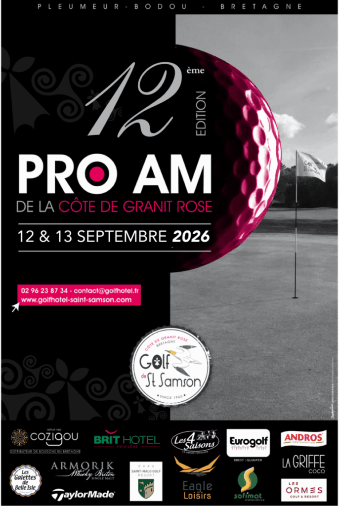 Golf De Saint Samson Golf Hotel Pleumeur Bodou Affiche 12e Proam 2026