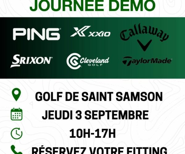 Golf De Saint Samson Golf Hotel Pleumeur Bodou Affiche Demo Eurogolf Fitting Tour Golf St Samson